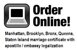 order online manhattan brooklyn bronx queens staten island marriage certificate