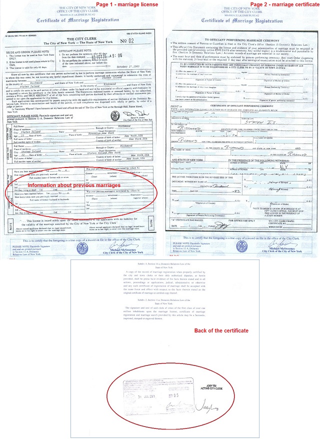 Kenyan Marriage Certificate