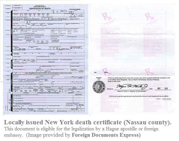 death certificate new york local nassau county