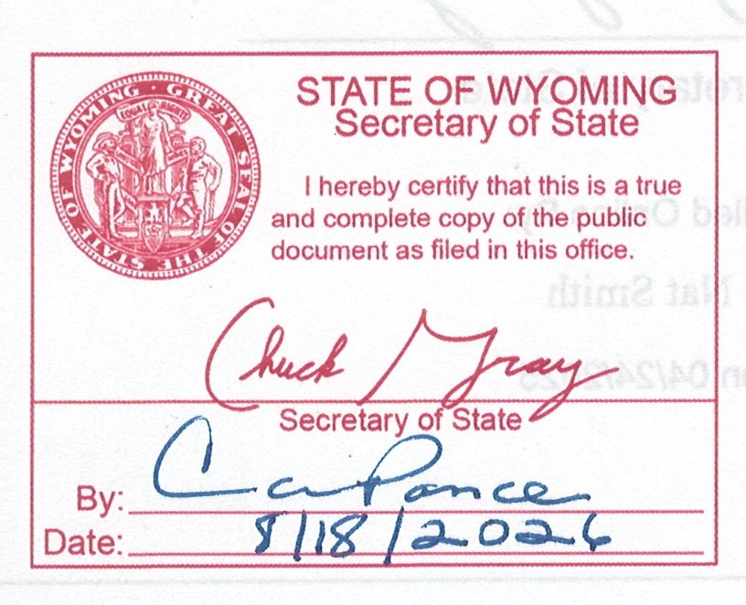 certification stamp