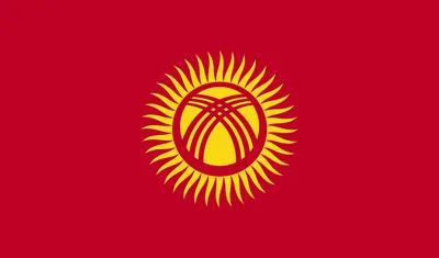 KYrgyzstan flag