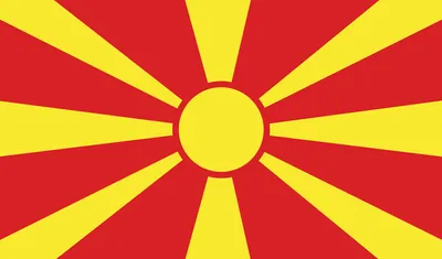 North Macedonia flag