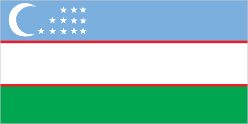 Uzbekistan flag