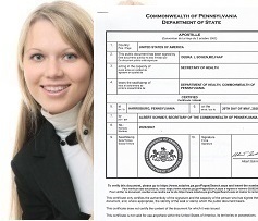 Pennsylvania apostille services::Apostille services for Pennsylvania documents PA apostille
