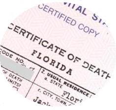 florida death certificate