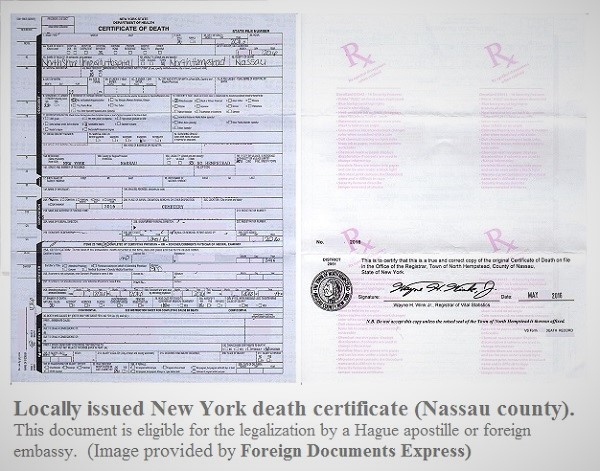 death certificate new york local nassau county