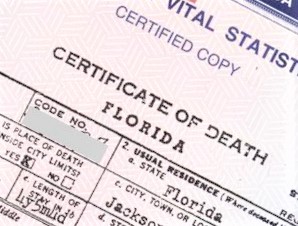 florida death certificate