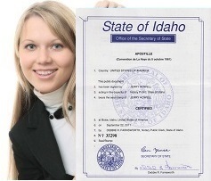 Apostille Idaho